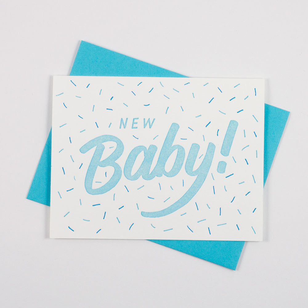 New Baby Card - Blue