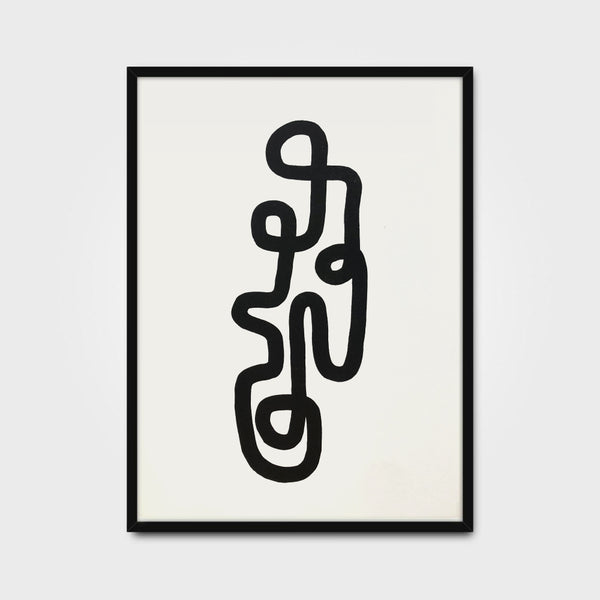 Ryan Habbyshaw <br> Continuous Line Print #3
