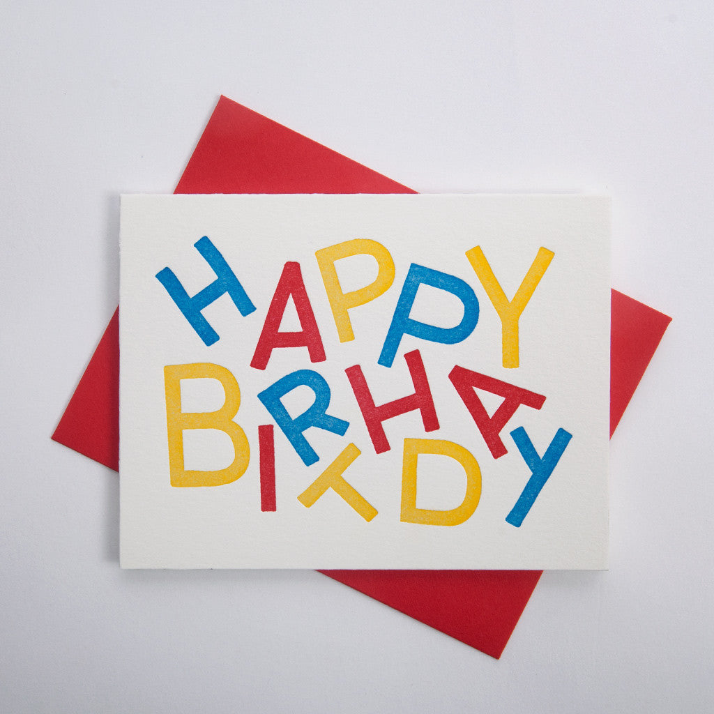 Birthday Series - Birthday Letter Jumble