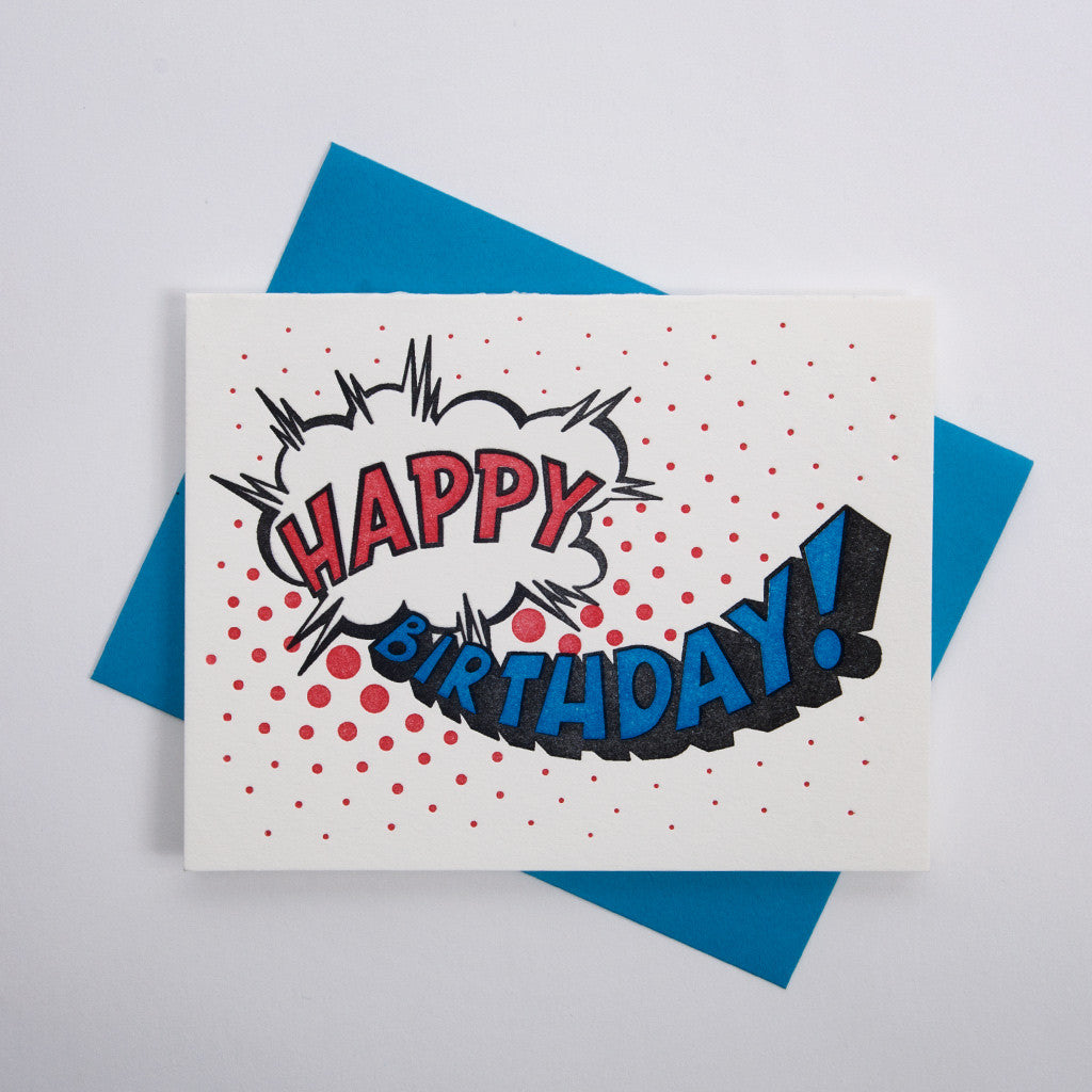 Birthday Series - Comic Lettering