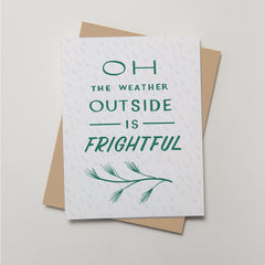 Holiday - Frightful Weather Card