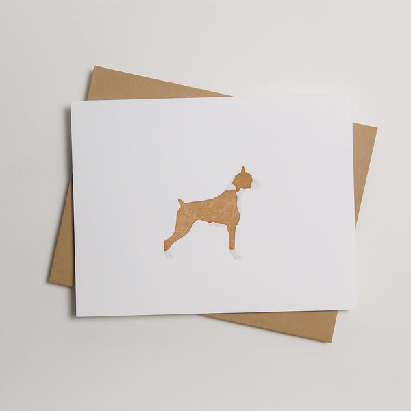 Letterpress Dog Card - Buddy