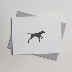 Letterpress Dog Card - Huckleberry