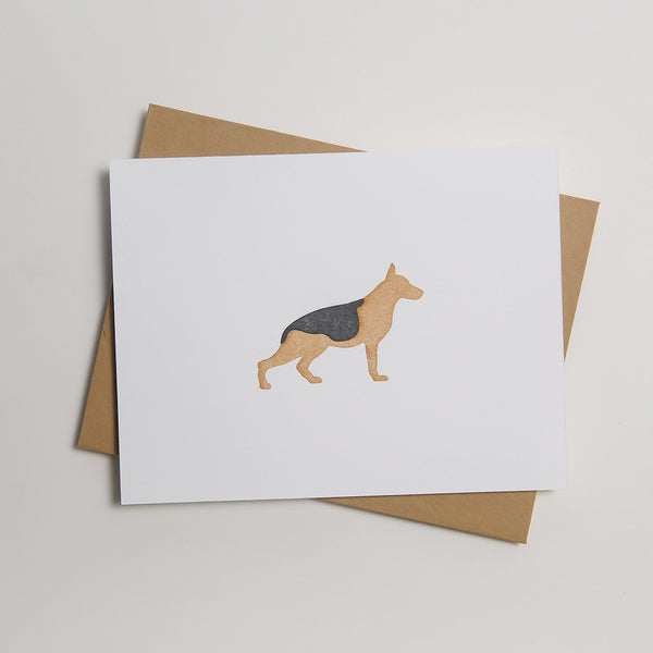 Letterpress Dog Card - The General
