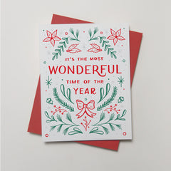 Holiday - Most Wonderful Time Card