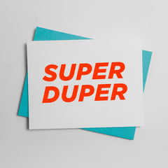 Bold Italic - Super Duper Card